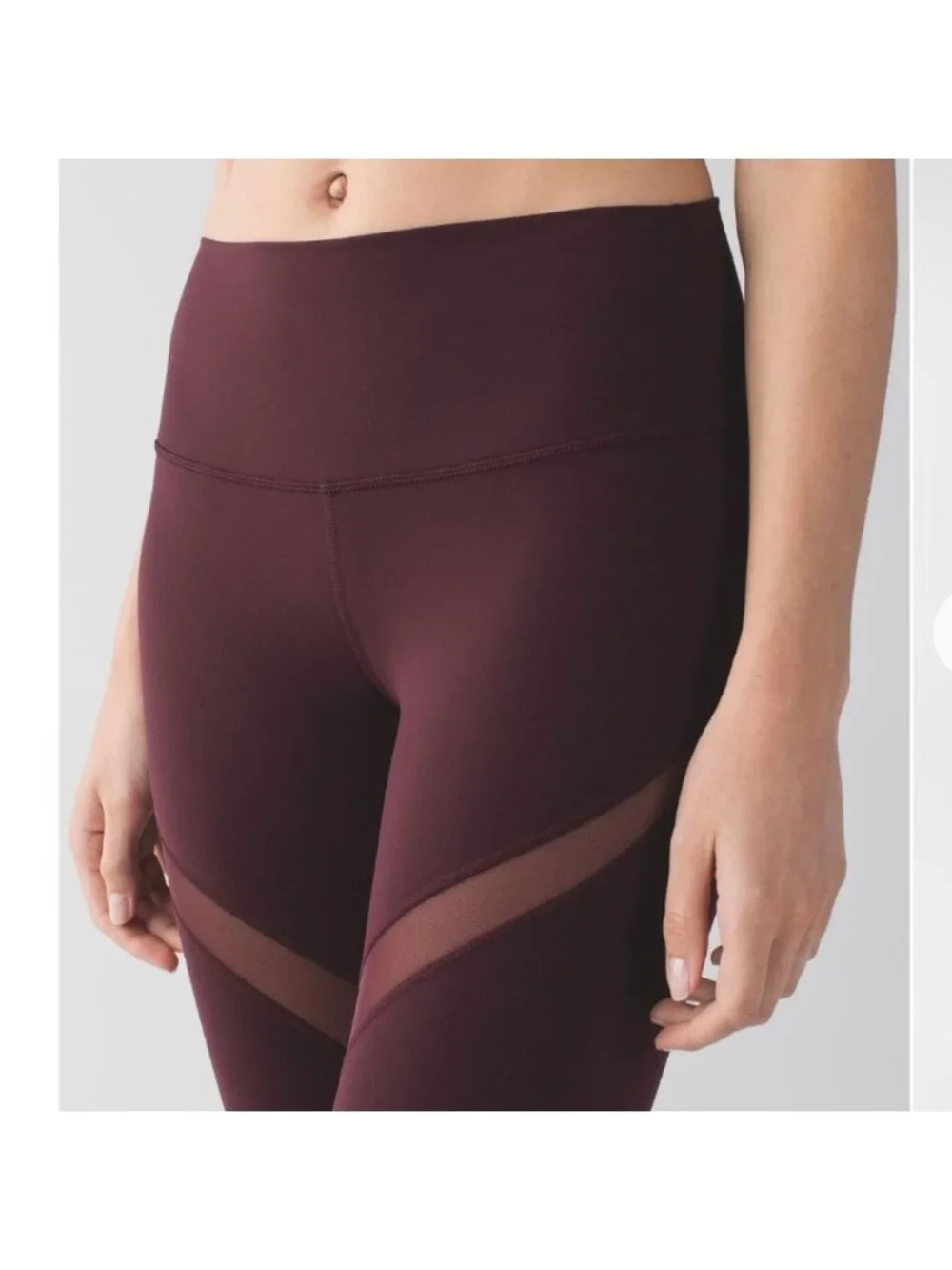 Lululemon High Times Pant (Wrap Mesh) Bordeaux Drama